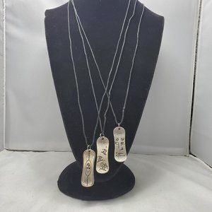 3 PCS Bijou drive unisex adjustable surf tribal pendant necklace